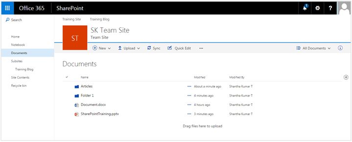 Modern SharePoint Document Library